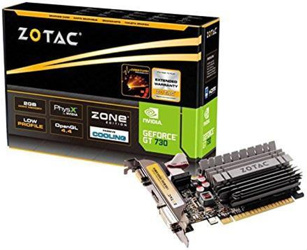 Zotac Scheda video  GeForce GT 730 2Gb GeForce GT 730 2Gb GDDR3