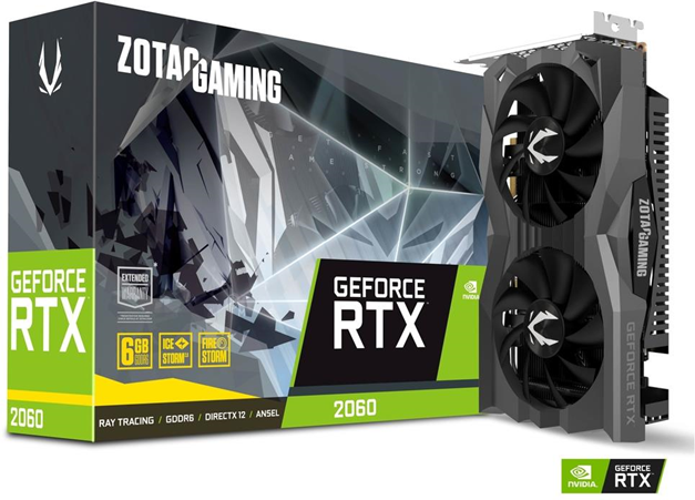 Zotac ZT-T20600H-10M scheda video GeForce RTX 2060 6 GB GDDR6