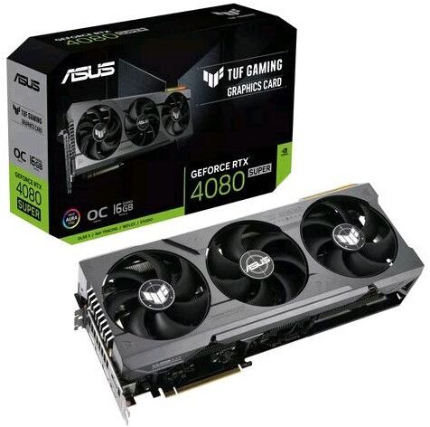 Asus TUF GAMING TUF-RTX4080S-O16G-GAMING NVIDIA GEFORCE RTX 4080 SUPER 16 GB GDDR6X TRIPLE FAN PCI Express 4.0 2 x HDMI 3 x...