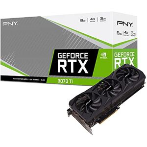 PNY VCG3070T8TFBPB GeForce RTX 3070 Ti 8GB VERTO Triple Fan Graphics Card Zwart