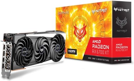 AMD Placa Gráfica SAPHIRE Nitro+ Radeon RX 6700 XT (AMD - 16 GB GDDR6)