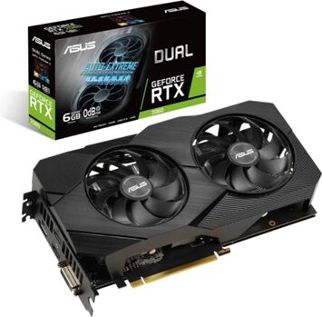 Asus Placa Gráfica GeForce RTX 2060 (NVIDIA - 6 GB DDR6)