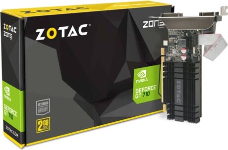 Zotac Placa Gráfica GeForce GT 710 Zone Edition (NVIDIA - 2 GB DDR3)