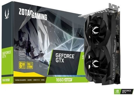 Zotac Placa Gráfica GeForce GTX 1660 Super (NVIDIA - 6 GB DDR6)