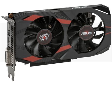 Asus Placa Gráfica GeForce GTX 1050Ti Cerberus OC (NVIDIA - 4 GB DDR5)