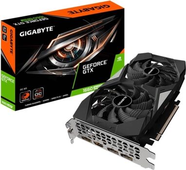 Gigabyte Placa Gráfica GTX 1660 Super (NVIDIA - 6 GB DDR6)