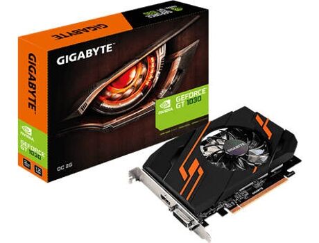 Gigabyte Placa Gráfica GeForce GT 1030 OC (NVIDIA - 2 GB DDR3)