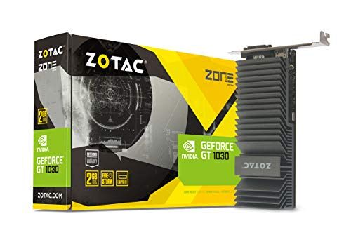 ZT-P10300B-20L ZOTAC GeForce GT 1030 2 GB ZONE Edition passiv DVI-D HDMI svart