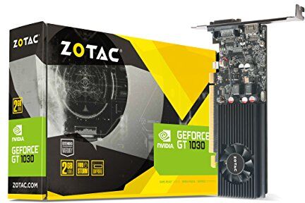 ZT-P10300A-10L Zotac NVIDIA GeForce GT 1030 2 GB GDDR5 grafikkort – svart