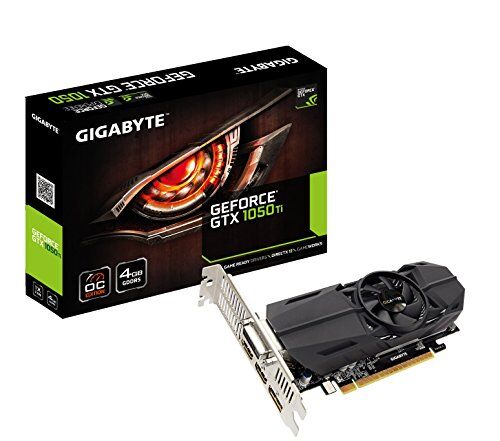 GV-N105TOC-4GL Gigabyte GeForce GTX 1050, 2 GB grafikkort, svart (GV-N1050D5–2GD) 4 gb