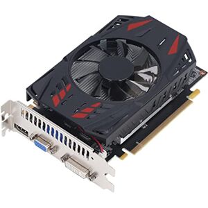 Bewinner GTX550TI Graphics Card, 2GB GDDR5 128BIT 4K HDR Gaming Graphics Card, PCI Express Single Fan Computer Video Graphic Cards Compatible with Win 7(32) Win 10(64)