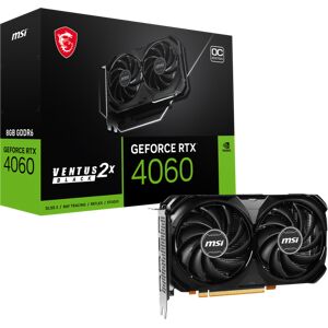 MSI GeForce RTX 4060 Ventus 2X Black 8GB OC Edition