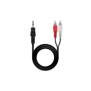 Cable Audio 1Xjack 3.5 A 2Xrca 1.5M Nanocable 10.24.0301