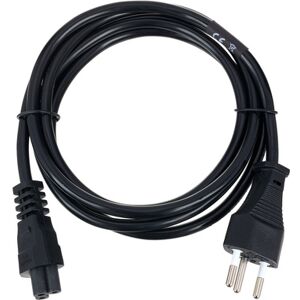 the sssnake Power Cable Swiss IEC C5 1,8m Negro