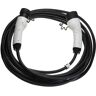 Cable carga tipo 2 a tipo 2 compatible con Jeep Grand Cherokee 4xe phev coche eléctrico - Cable conexión, 1 fase, 16 a, 3,5 kW, 10 m - Vhbw