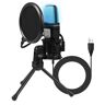 Usb Microphone Rgb Microfone Condensador Wire Gaming Mic For Podcast Recording Studio Streaming Laptop Desktop Pc
