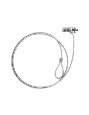 Cable Seguridad Portatil Tooq Con Combinacion Tqclkc0015