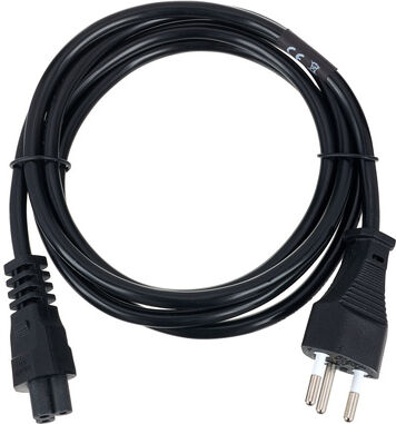 the sssnake Power Cable Swiss IEC C5 1,8m Negro