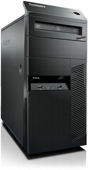 IBM Wie neu: Lenovo ThinkCentre M93p Tower   Intel 4th Gen   i5-4570   8 GB   240 GB SSD   DVD-ROM   Win 10 Pro