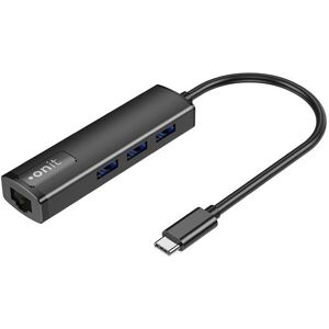 onit USB-Adapter »3A1RJ45« Schwarz Größe