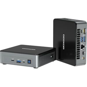 GEEKOM Mini PC, Mini Air12 Mini Desktop PC mit Intel Alder Lake N100(bis zu 3,4GHz), 16GB DDR5 NUC PC 512G SSD Windows 11 Pro Computer, Unterstützung 4K UHD, VESA，WiFi 6, BT 5.2, HDMI