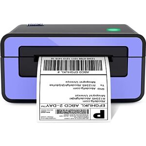 POLONO Etikettendrucker, DHL Thermodrucker Labeldrucker, Label Printer Thermodrucker Desktop Etikettendruck für Amazon, Ebay, Etsy & Shopify, DHL ups USB Mac/PC