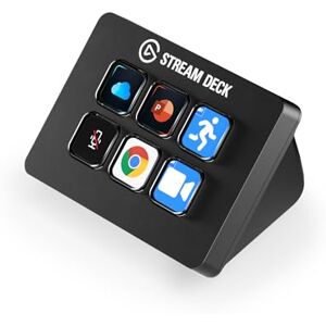 Elgato Stream Deck Mini – Kontrolliere Zoom, Teams, PowerPoint, MS Office etc.,mehr Produktivität mit nahtloser Integration für alltägliche Apps, leichte Kurzbefehl-Einrichtung, kompatibel mit Mac/PC