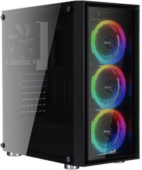 Aerocool Quartz Revo - Midi-Tower USB3 Tempered Glass