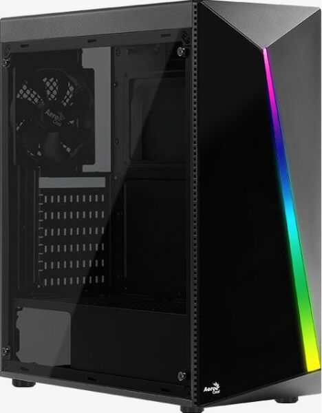 Aerocool Shard - Midi-Tower Schwarz / Tempered Glass