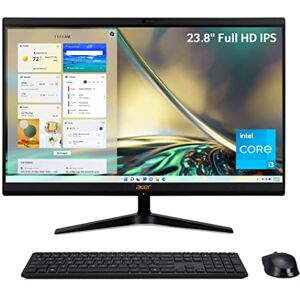 Acer Aspire C24-1700-UA91 AIO Desktop   60,5 cm Full HD IPS Display   Intel Core i3-1215U   Intel UHD Grafik   8GB DDR4   512GB NVMe M.2 SSD   Intel Wireless Wi-Fi 6   Wireless Indows 11 Zuhause