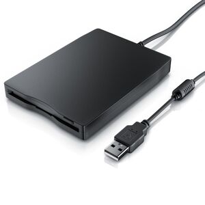 CSL Diskettenlaufwerk Externes USB Diskettenlaufwerk FDD 1,44MB (3,5) geeignet für PC & MAC