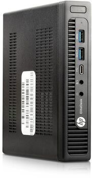 HP Wie neu: HP EliteDesk 800 G2 DM (USFF)   Intel 6th Gen   i5-6500   8 GB   256 GB SSD   Win 10 Pro