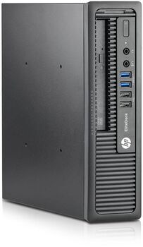 HP Wie neu: HP EliteDesk 800 G1 USDT   Intel 4th Gen   i5-4570S   16 GB   500 GB HDD   DVD-ROM   Win 10 Pro