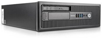 HP Wie neu: HP EliteDesk 800 G1 SFF   Intel 4th Gen   i5-4570   8 GB   480 GB SSD   DVD-ROM   Win 10 Pro