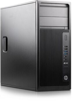 HP Wie neu: HP Z240 CMT Workstation   Intel 6th Gen   i7-6700   8 GB   256 GB SSD   Win 10 Pro
