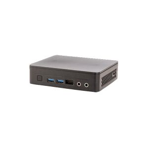 Intel Next Unit of Computing 11 Essential Kit - NUC11ATKC2 - Barebone - mini PC - 1 x Celeron N4505 / op til 2.9 GHz - RAM 0 GB - UHD Graphics - Giga