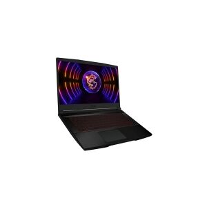 MSI Thin GF63 12VF-402NEU - Intel Core i5 - 12450H / op til 4.4 GHz - Win 11 Home - GeForce RTX 4060 - 16 GB RAM - 512 GB SSD NVMe - 15.6 1920 x 1080 (Full HD) @ 144 Hz - 802.11a/b/g/n/ac/ax - sort