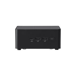 ASUS NUC 14 Pro RNUC14RVHU500002I - Barebone - mini PC - 1 x Core Ultra 5 125H / op til 4.5 GHz - RAM 0 GB - Intel Arc Graphics - Gigabit Ethernet, 2.5 Gigabit Ethernet, IEEE 802.11ax (Wi-Fi 6E), Bluetooth 5.3 WLAN: - 802.11a/b/g/n/ac/ax (Wi-Fi 6E), Bluet