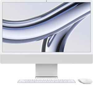 Apple Imac 24" M3 8gb Ram 256gb Mqr93y/a Plata