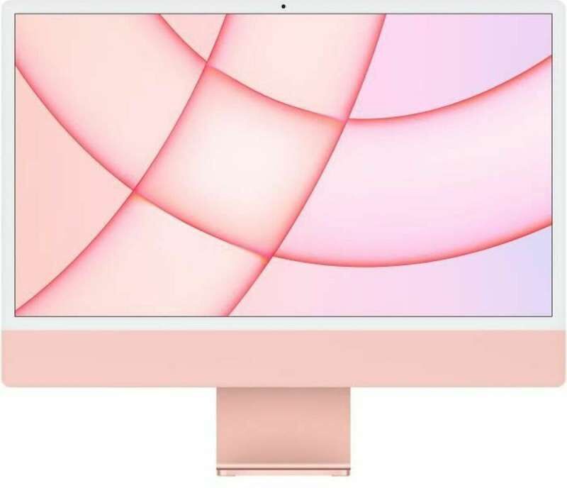 All in One Apple iMac 4.5K (2021) 24" M1 8 GB RAM 512 GB Rosa Azerty Francés