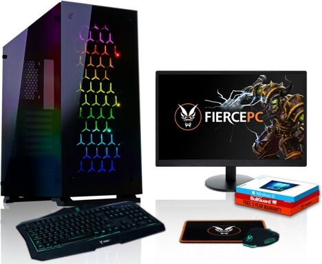 FIERCE Pack Gaming FIERCE Guardian - 381996 (Desktop Gaming + Monitor 21.5'')