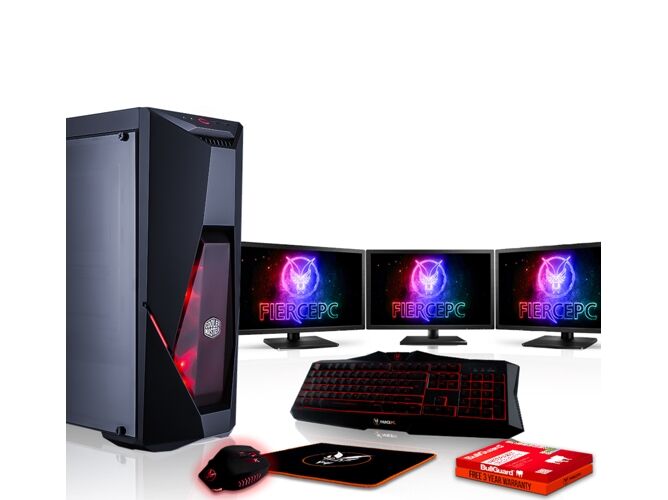 FIERCE Pack Gaming FIERCE Cobra - 883285 (Desktop Gaming + 3 Monitores 24'')