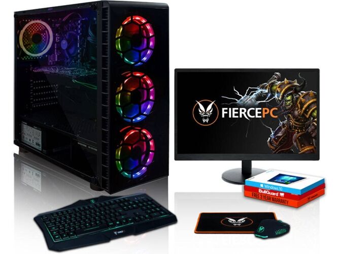 FIERCE Pack Gaming FIERCE Apache - 457916 (Desktop Gaming + Monitor 21.5'')