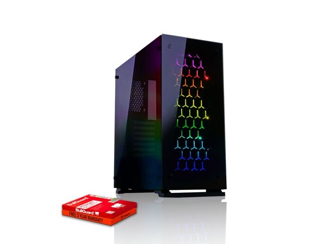 FIERCE PC Gaming FIERCE Guardian - 383973 (AMD Ryzen 5 2600 - 1 TB HDD - RAM: 16 GB - NVIDIA GeForce GTX 1050 Ti)