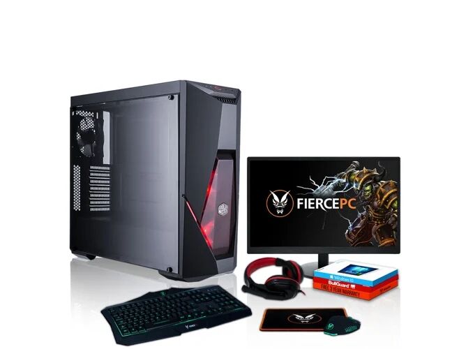 FIERCE Pack Gaming FIERCE Cobra - 883041 (Desktop Gaming + Monitor 24'' + HeadSet Gaming)