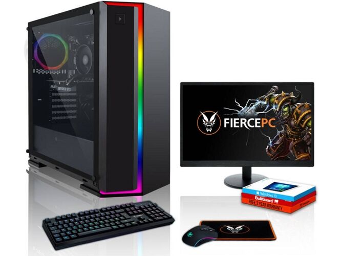 FIERCE Pack Gaming FIERCE Guardian - 383126 (Desktop Gaming + Monitor 21.5'')