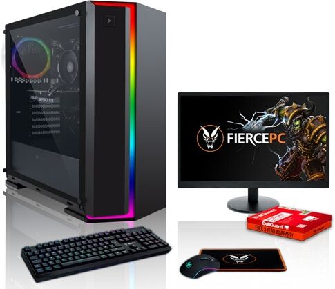 FIERCE Pack Gaming FIERCE Panther - 889365 (Desktop Gaming + Monitor 24'')