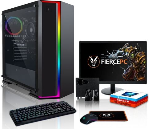 FIERCE Pack Gaming FIERCE Apache - 462727 (Desktop Gaming + Monitor 21.5'' + Altavoces 2.1)