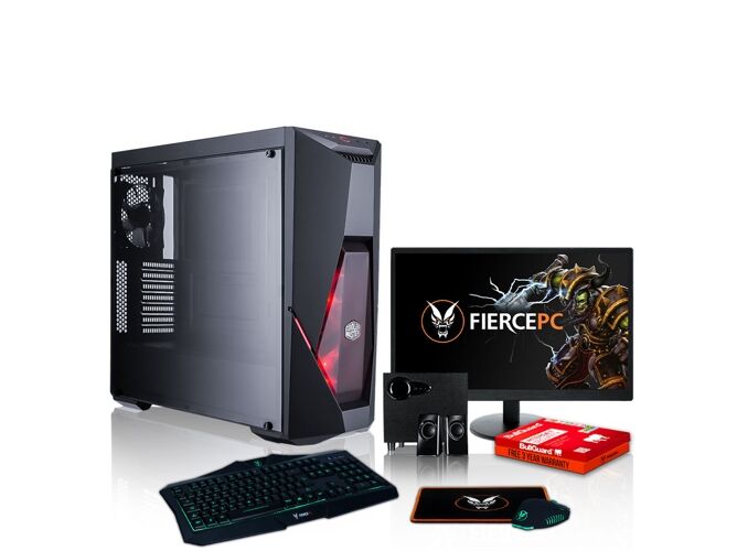 FIERCE Pack Gaming FIERCE Python - 884920 (Desktop Gaming + Monitor 24'' + Altavoces 2.1)