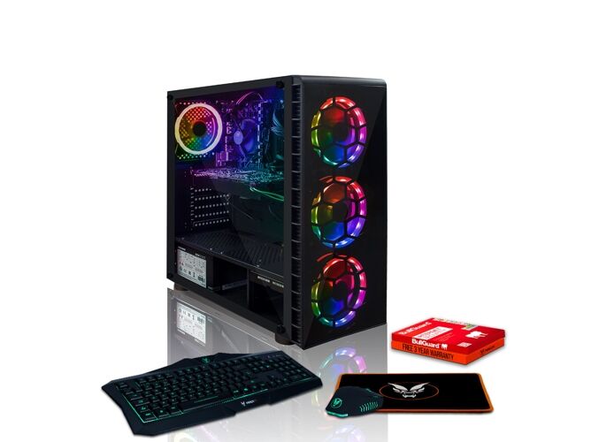 FIERCE PC Gaming FIERCE Guardian - 383119 (AMD Ryzen 5 2600 - 1 TB HDD - RAM: 8 GB - NVIDIA GeForce GTX 1050 Ti)